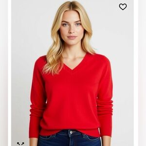 Charter Club 100% Cashmere V-Neck Long-Sleeve Sweater